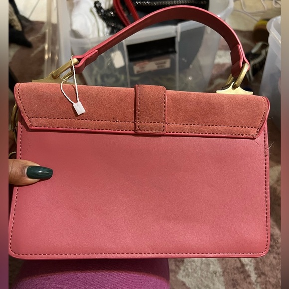 NWT Zara leather pink bag M - Picture 4 of 4